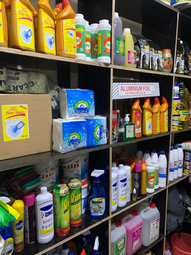 cleaning store Bosco, Cleaning Supplies in City Market, City Market Core, Kigali