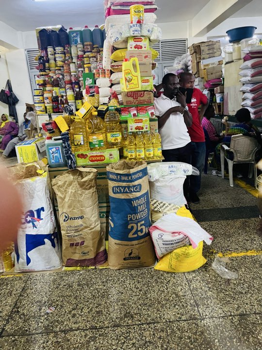 Patrick shop, Groceries in City Market, City Market Core, Kigali
