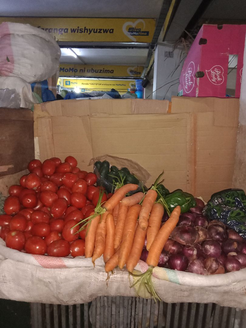Mutesi's shop, Groceries in City Market, City Market Core, Kigali