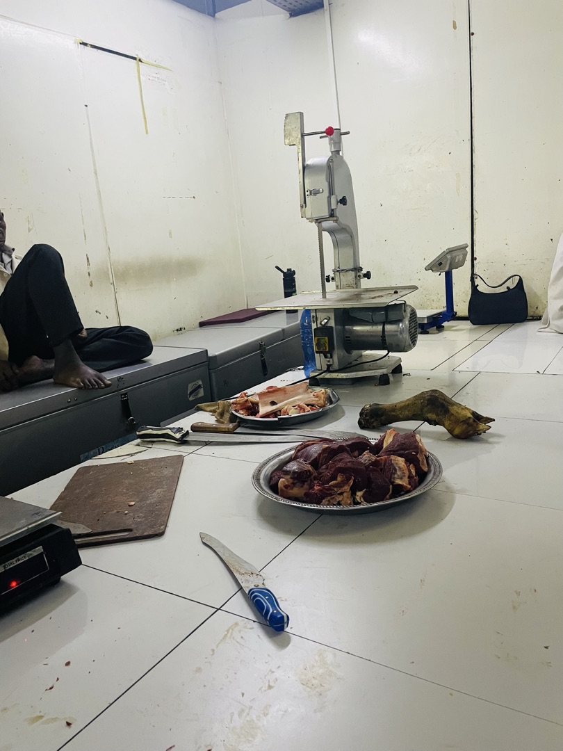 NGABO B down town, Butchery in City Market, City Market Core, Kigali